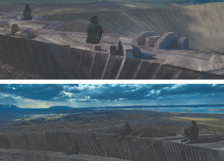 Resonating Stone Sculptures Within Volcanic Sound Chambers