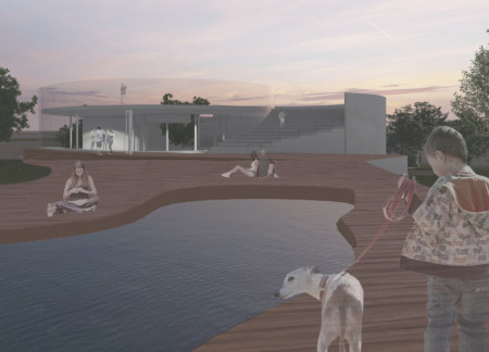 Circular Form Constructed with Hempcrete and Integrating Local Flora for Community Living