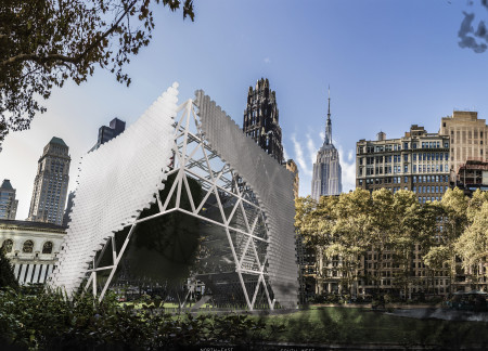 Suspended Cubicals Exploring Human Evolution Within Interactive Gallery
