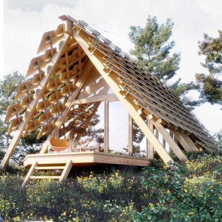 Wood Composite Canopies Supporting Sustainable Micro-Homes in Mindanao