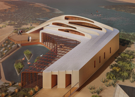 Nurturing Spaces with Geothermal Cooling and Opaque Aluminum Cladding