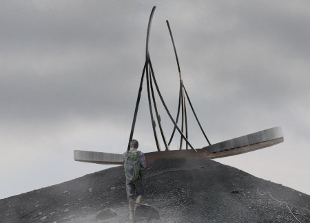 Glue-Laminated Timber Lookout Anchored in Cultural Folklore