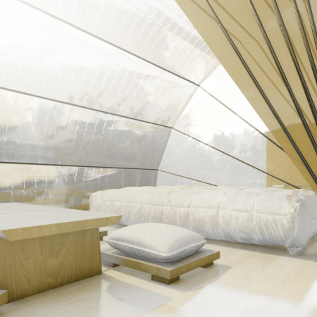 Mobile Pavilion for Sustainable Beekeeping with Seasonal Adaptability