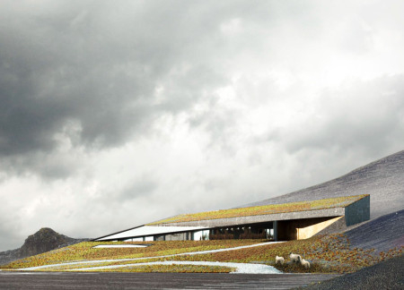 Geothermal Energy and Thrombus Walls in a Sustainable Greenhouse Restaurant