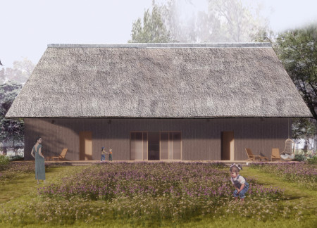 Core-Centered Design Embracing Nature with Flexible Workshop Spaces