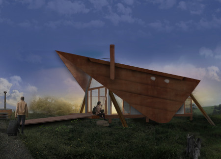 Corten Steel and Timber Retreat Embracing Passive Design in a Natural Landscape