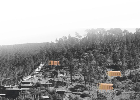 Modular Wooden Pods with Rainwater Harvesting for Sustainable Retreat Living