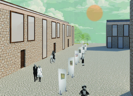 Gabled Architecture Enhancing Community Connection Through Green Spaces