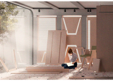 Perforated Panels and Aerogel Windows in a Flexible Modular Living Space