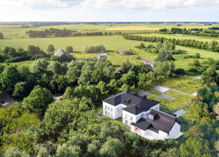 Geothermal Efficiency and Solar Windows in a Nature-Inspired Community Space