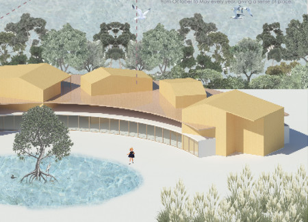 Sunlight-Focused Spaces for Pediatric Care in U-Shaped Configurations