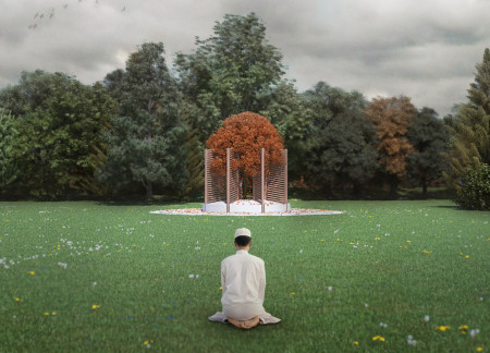 Resilient Reflection in Polished Concrete and Stainless Steel