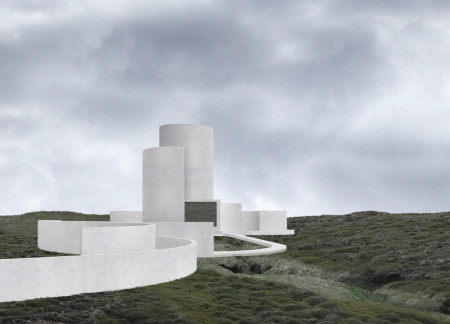 Monolithic Concrete Structure Integrating Geothermal Systems Within Icelandic Landscape