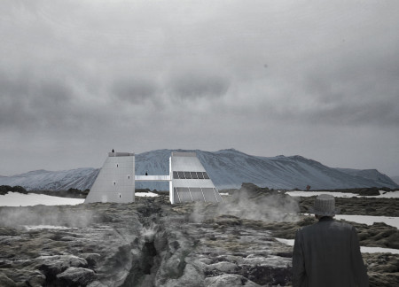 Elevated Observation Spaces with Community Gathering Around Natural Beauty