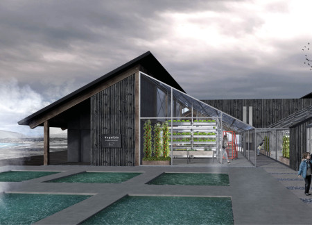 Charred Timber and Green Spaces Integrating Agriculture with Dining