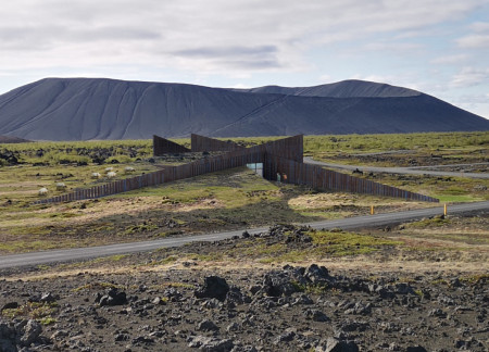 Underground Cinema with Concrete and Steel Integration