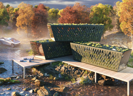 Off-Grid Micro Home with 3d Printed Hemp Composites