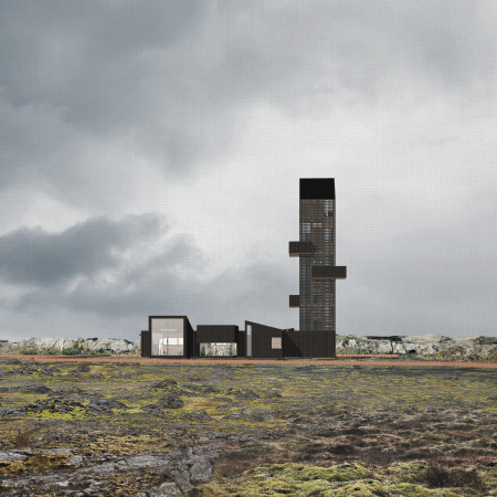 Interwoven Laths and Geothermal Energy in a Visitor Center Experience