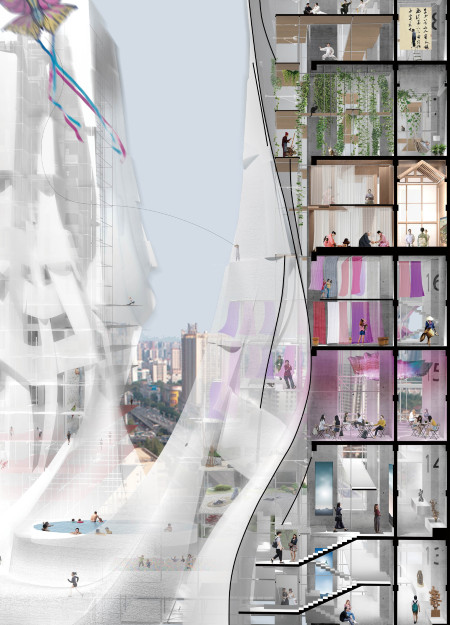 Reimagining Density with Intricate Cloth and Flexible Community Spaces