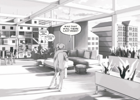 Cross Laminated Timber Housing Integrating Steel Grids and Shared Living Spaces