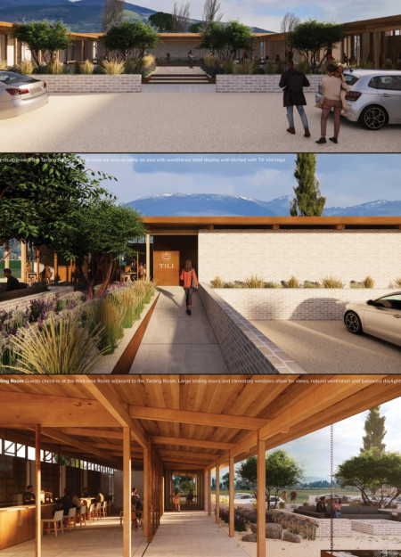 Weathered Steel and Sustainable Design in a Tranquil Vineyard Retreat