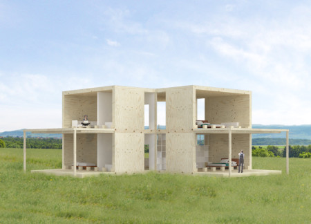Folding Walls Enhance Passive Airflow in Modular Housing