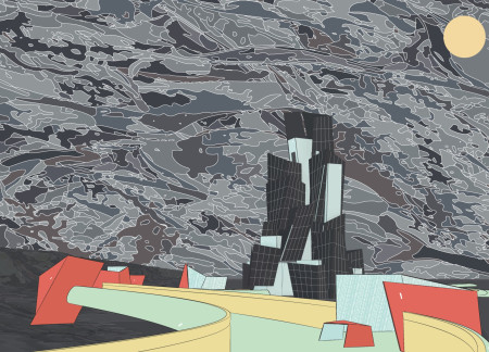 Cascading Lookouts with Etfe Canopies and Natural Bath Spaces