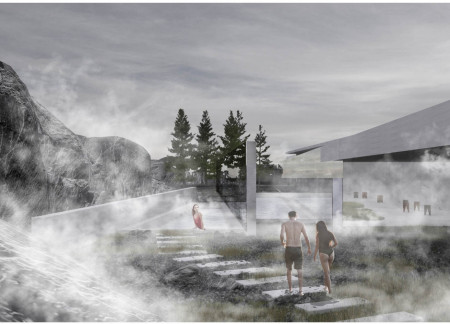 Reflective Surfaces and Camouflaged Design in a Natural Landscape Setting