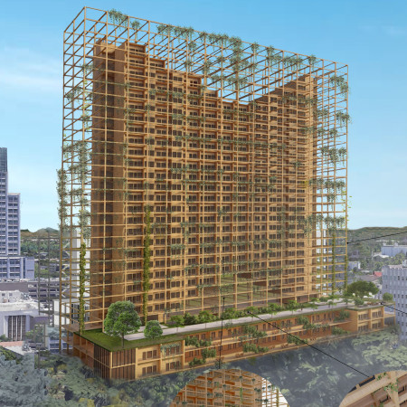 Vertical Gardens and Sustainable Timber Rise in Affordable Urban Living