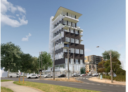 Timber Panels Forming Flexible Living Spaces Near Public Transit