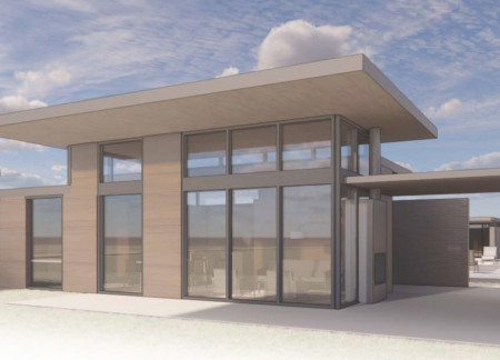 Reclaimed Brick Cabins Surrounded by Tranquil Greenery