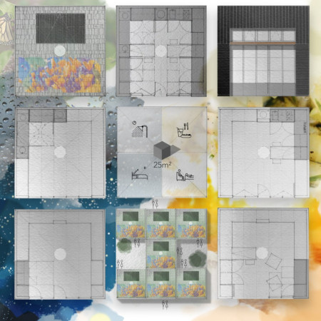 Charred Wood Exterior Meets Green Roof in Compact Microhome Design