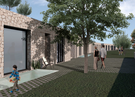Ponds and Terraces Creating Community Within a Sustainable Residential Setting