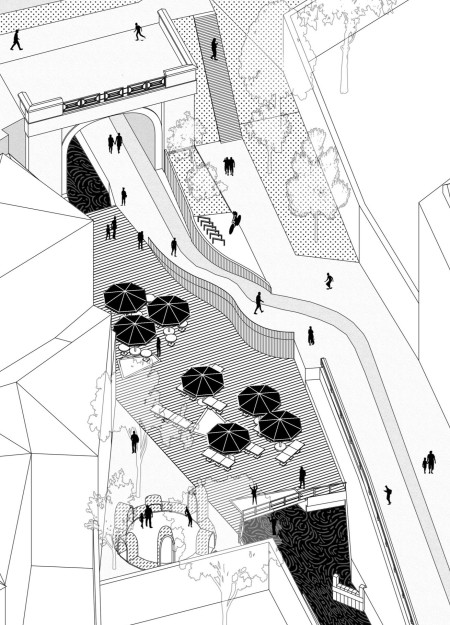 Soundscape Integration with Steel and Greenery in Urban Community Space