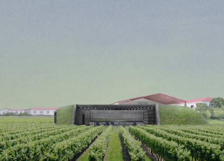 Dark Wood Louvers Framing a Sensory Journey in a Natural Tasting Space