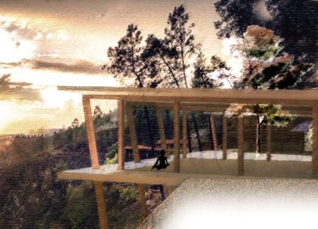 Charred Wooden Shingles and Cross-Laminated Timber Define Sustainable Community Engagement Space