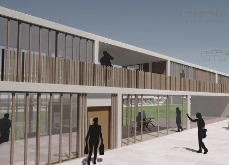 Canyon-Inspired Community Spaces with Sustainable Rainwater Management