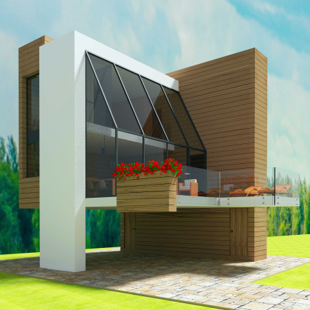 Rustic Embrace with Teak Accents in Elevated Residential Retreat