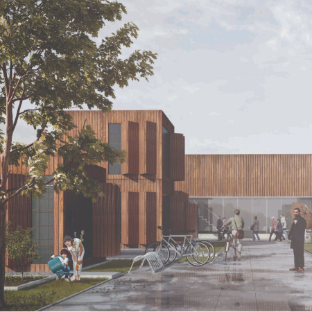 Cross Laminated Timber and Polycarbonate Homes for Sustainable Community Living