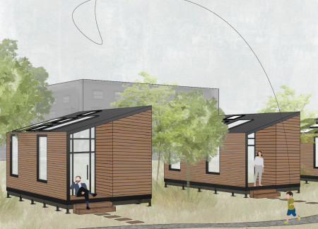 Rainwater Management and Glass Entrances in Urban Housing Solutions