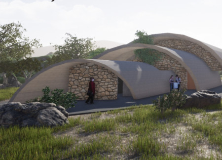 Concrete Walls and Rough Stone Foundations Supporting Community Living