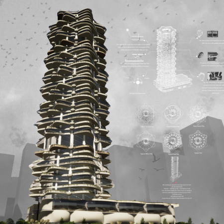 Vertical Farming Integrated with Straw and Aluminum Elements in Urban Living