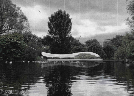 An Eco-Friendly Park Pavilion Encouraging Passive Nature Engagement