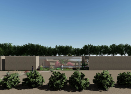 Feather-Inspired Cantilevered Structure Embracing Natural Light and Green Spaces