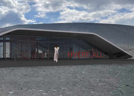 Integration of Local Aggregates and Reinforced Concrete in a Warm Visitor Center Experience