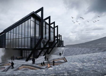 Geothermal Heating and Steel Framework Enhancing Community Interaction