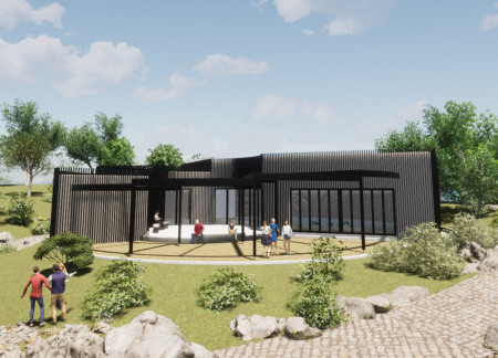 Green Roofs and Cork Insulation in a Community Center Design