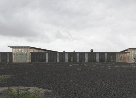 Transparent Polycarbonate Enclosure Enhances Community Interaction in Timber Framework