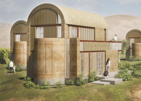 Earthen Walls and Upcycled Barrels Create a Sustainable Winery Experience