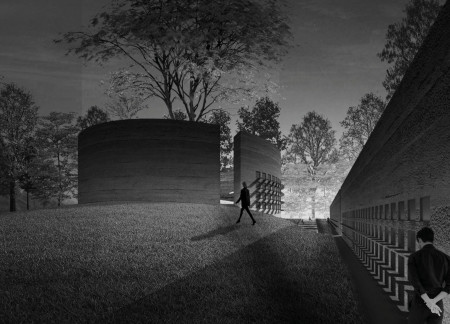 Reflective Surfaces and Symbolic Walls in a Latvian Memorial Space